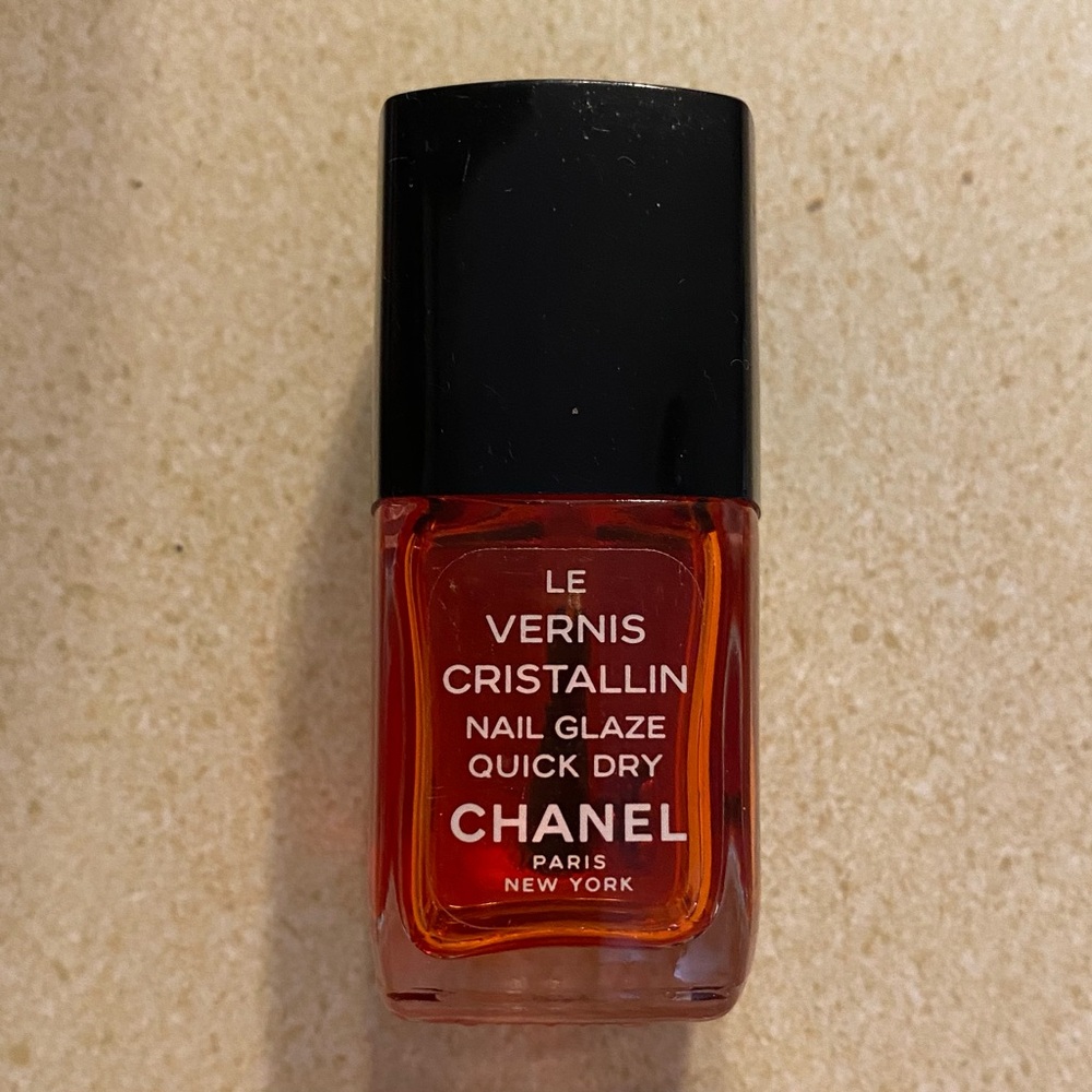 RARE! Chanel Vernis Cristallin Quick Dry Nail Glaze in Clarte 91 ❤️